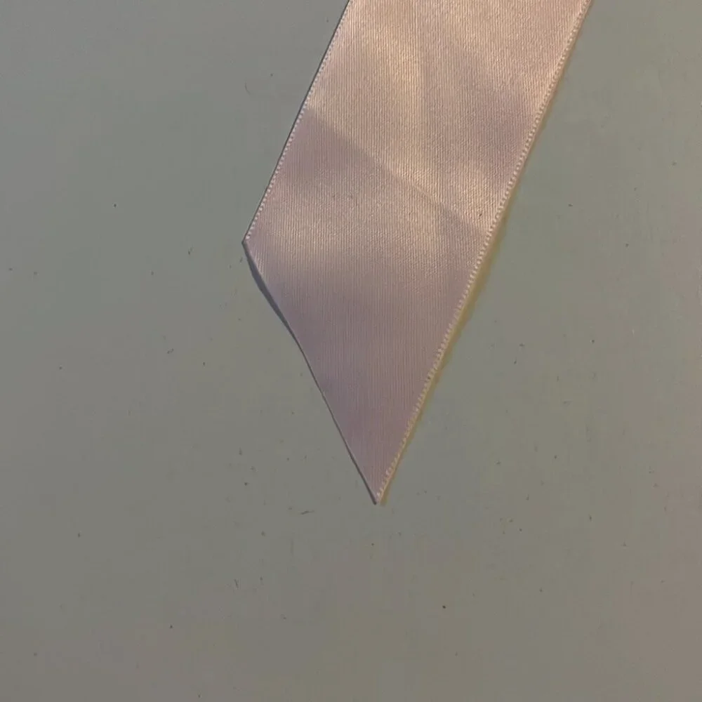 🎀💗 Pink Satin Hair Bow with Long Tails & Metal Clip 💗🎀